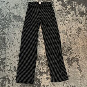Pinstripe Stretch Pants